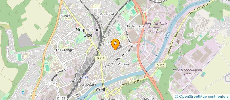localisation de l'entreprise MONSIEUR ARNAUD MAGNIEZ à NOGENT-SUR-OISE