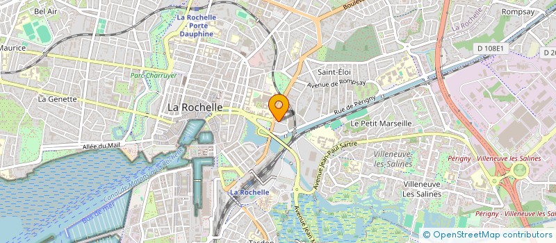 localisation de l'entreprise MONSIEUR ARNAUD MAGRANER  LA ROCHELLE