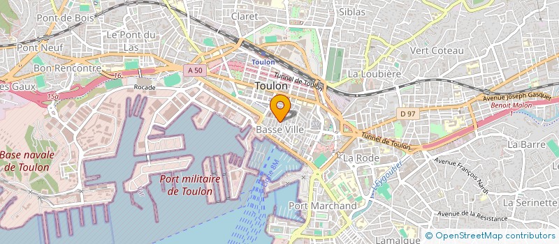 localisation de l'entreprise MONSIEUR ARNAUD MAGRO à TOULON