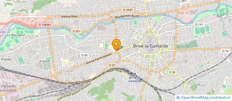 localisation de l'entreprise MONSIEUR ARNAUD MAILLARD  BRIVE-LA-GAILLARDE