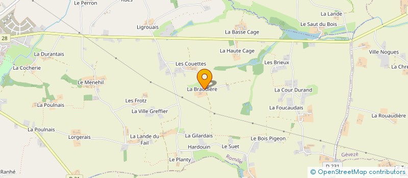 localisation de l'entreprise MONSIEUR ARNAUD MAILLARD à ROMILLE