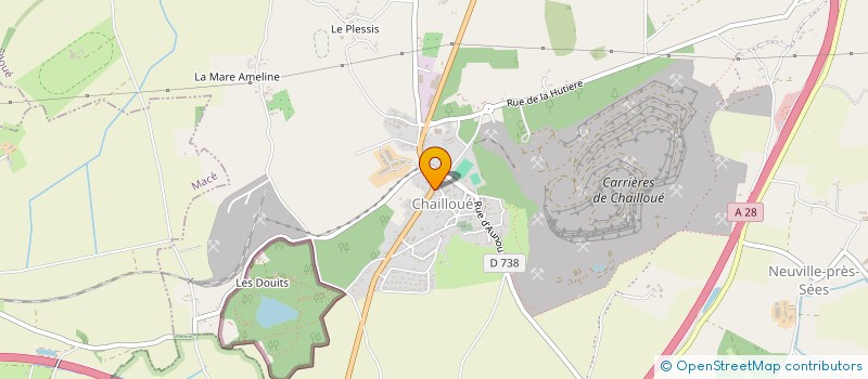 localisation de l'entreprise MONSIEUR ARNAUD MAJEWSKI à CHAILLOUE