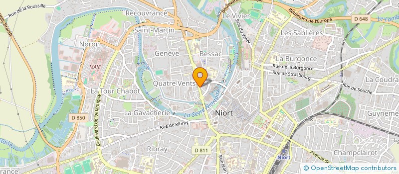 localisation de l'entreprise MONSIEUR ARNAUD MALARY à NIORT