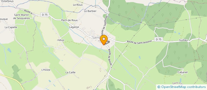 localisation de l'entreprise MONSIEUR ARNAUD MALBY  SAINT-CIRQ