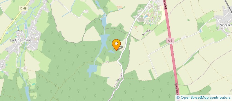 localisation de l'entreprise MONSIEUR ARNAUD MALIVOIRE DE CAMAS  LA CHARMEE