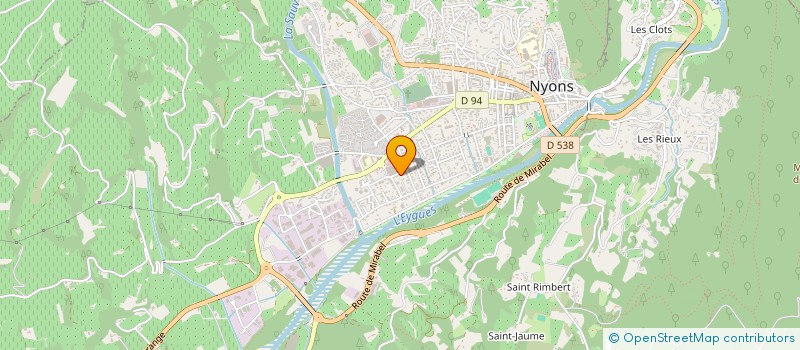 localisation de l'entreprise MONSIEUR ARNAUD MANAS à NYONS