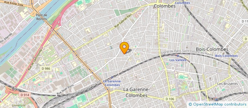 localisation de l'entreprise MONSIEUR ARNAUD MANGE à COLOMBES