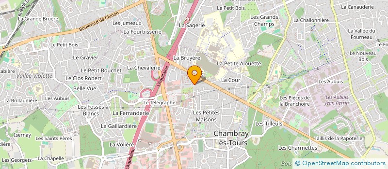 localisation de l'entreprise MONSIEUR ARNAUD MANIERE  CHAMBRAY-LES-TOURS