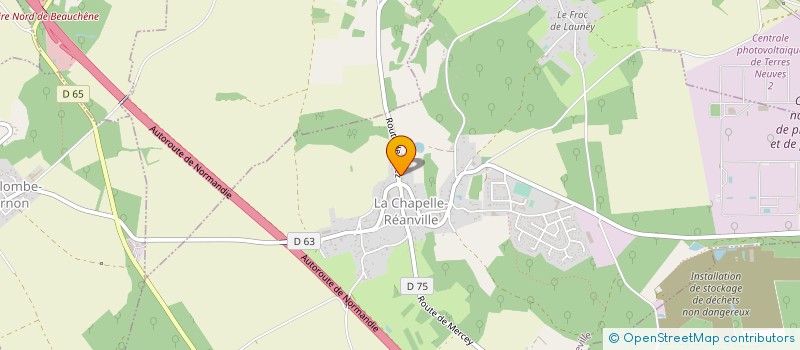 localisation de l'entreprise MONSIEUR ARNAUD MANTELET  LA CHAPELLE-LONGUEVILLE