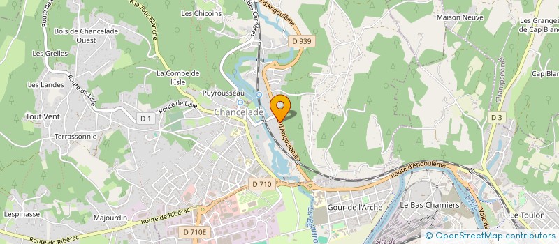 localisation de l'entreprise MONSIEUR ARNAUD MARACHE  CHANCELADE