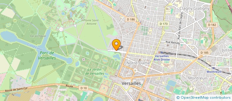 localisation de l'entreprise MONSIEUR ARNAUD MARC à VERSAILLES