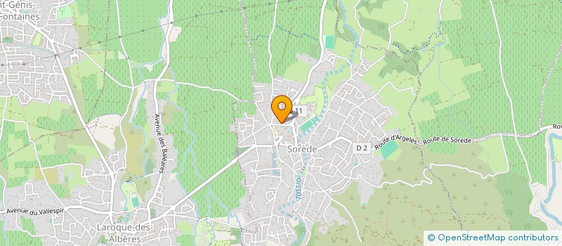 localisation de l'entreprise MONSIEUR ARNAUD MARCEL GAUZE  SOREDE