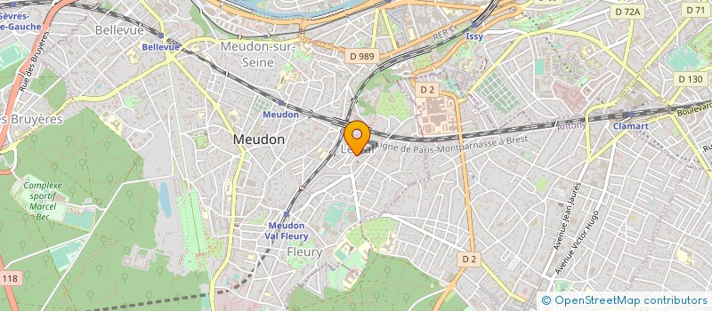 localisation de l'entreprise MONSIEUR ARNAUD MARCHAND à MEUDON
