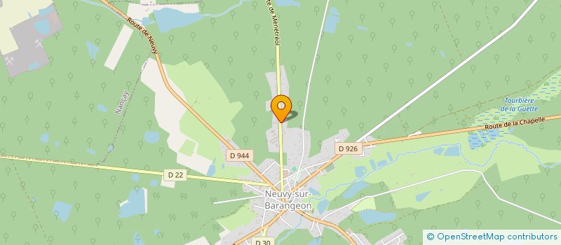 localisation de l'entreprise MONSIEUR ARNAUD MARCHAND  NEUVY-SUR-BARANGEON