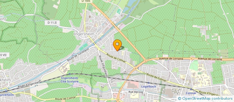 localisation de l'entreprise MONSIEUR ARNAUD MARCHAND  INGERSHEIM