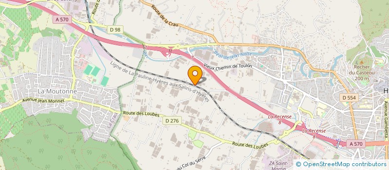 localisation de l'entreprise MONSIEUR ARNAUD MARCHETTI à HYERES