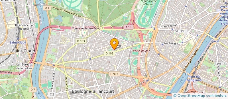 localisation de l'entreprise MONSIEUR ARNAUD MARELLE SEBRECHTS  BOULOGNE-BILLANCOURT