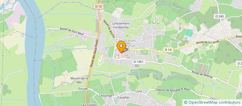 localisation de l'entreprise MONSIEUR ARNAUD MARGAINE à CAMBLANES-ET-MEYNAC