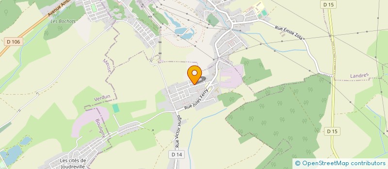 localisation de l'entreprise MONSIEUR ARNAUD MARGIELA  JOUDREVILLE