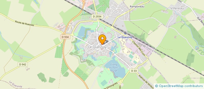 localisation de l'entreprise MONSIEUR ARNAUD MARIAGE  LE QUESNOY