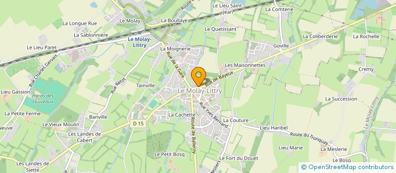 localisation de l'entreprise MONSIEUR ARNAUD MARIE  LE MOLAY-LITTRY