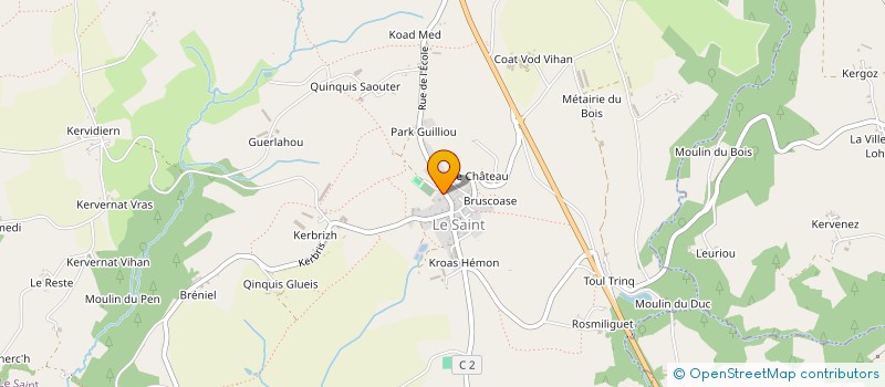 localisation de l'entreprise MONSIEUR ARNAUD MARLIER  LE SAINT