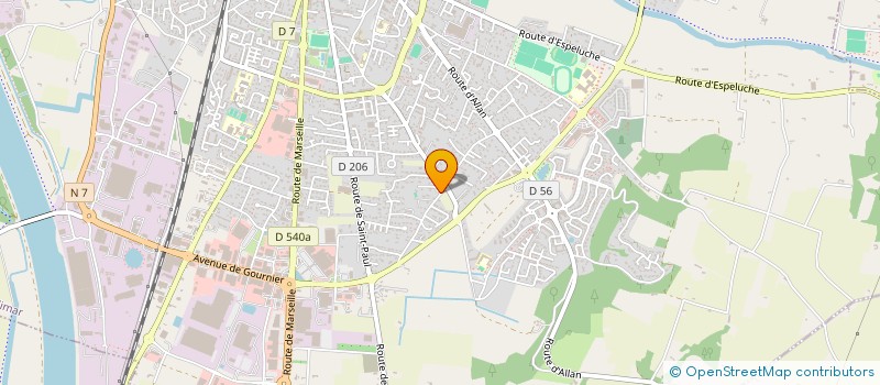 localisation de l'entreprise MONSIEUR ARNAUD MARQUE à MONTELIMAR