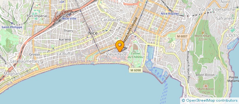 localisation de l'entreprise MONSIEUR ARNAUD MARQUIER à NICE