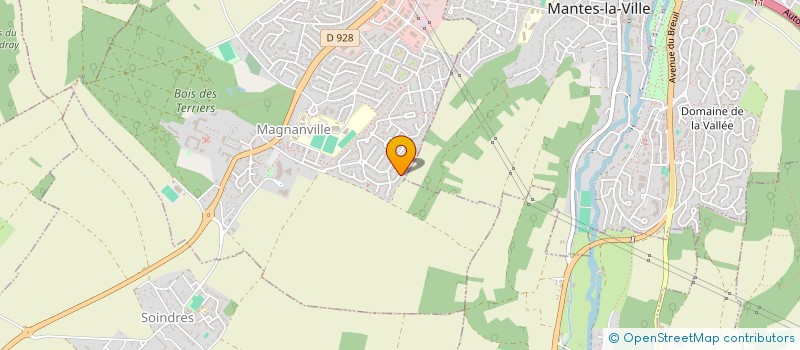 localisation de l'entreprise MONSIEUR ARNAUD MARTEAU  MAGNANVILLE