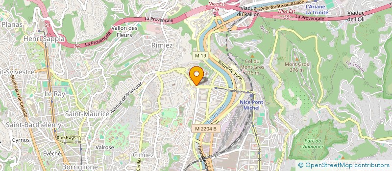 localisation de l'entreprise MONSIEUR ARNAUD MARTEL  NICE