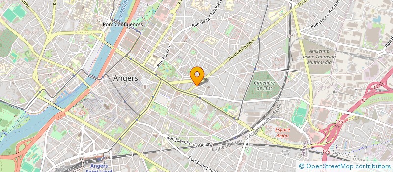 localisation de l'entreprise MONSIEUR ARNAUD MARTIN à ANGERS