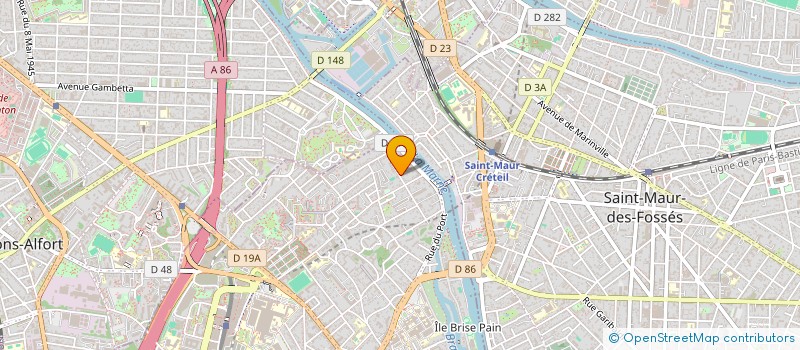 localisation de l'entreprise MONSIEUR ARNAUD MARTIN à CRETEIL