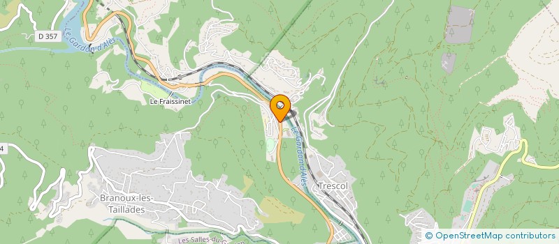localisation de l'entreprise MONSIEUR ARNAUD MARTIN  BRANOUX-LES-TAILLADES