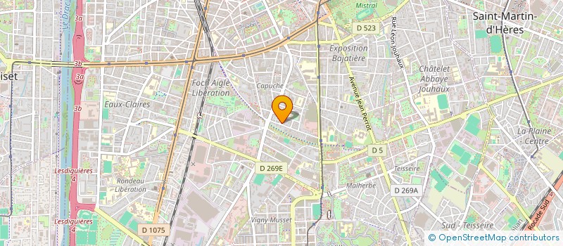 localisation de l'entreprise MONSIEUR ARNAUD MARTIN à GRENOBLE