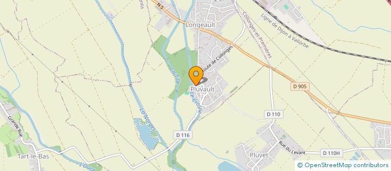 localisation de l'entreprise MONSIEUR ARNAUD MARTINET  VARANGES