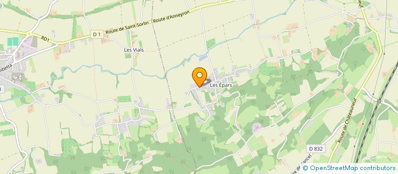 localisation de l'entreprise MONSIEUR ARNAUD MASCRET  SAINT-SORLIN-EN-VALLOIRE