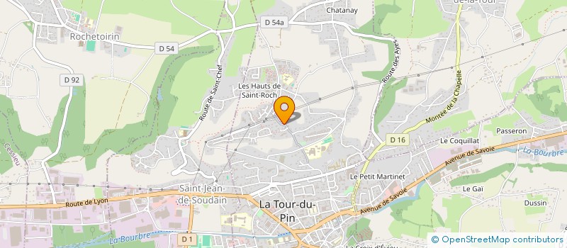 localisation de l'entreprise MONSIEUR ARNAUD MASSON  LA TOUR-DU-PIN