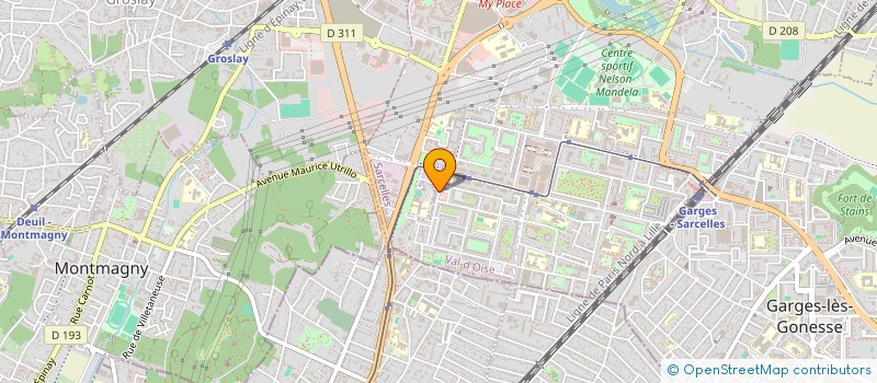 localisation de l'entreprise MONSIEUR ARNAUD MATA  SARCELLES