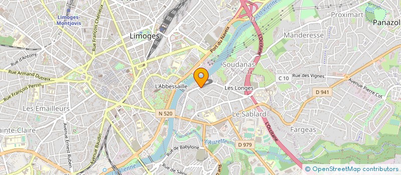 localisation de l'entreprise MONSIEUR ARNAUD MATHIEU à LIMOGES
