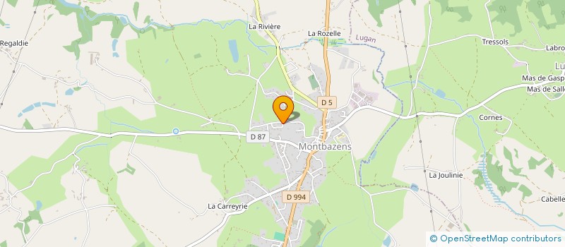 localisation de l'entreprise MONSIEUR ARNAUD MATOSES à MONTBAZENS