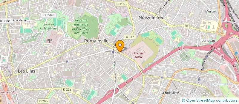 localisation de l'entreprise MONSIEUR ARNAUD MATTLINGER à NOISY-LE-SEC