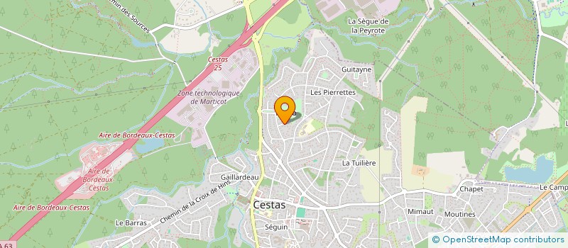 localisation de l'entreprise MONSIEUR ARNAUD MAUDRU à CESTAS