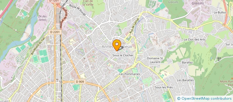 localisation de l'entreprise MONSIEUR ARNAUD MAULER à ANNECY