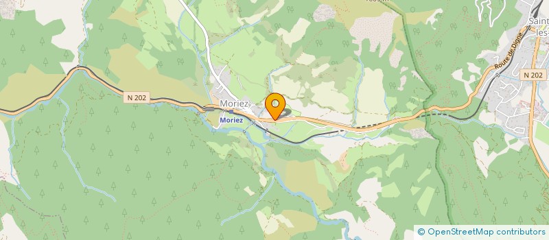 localisation de l'entreprise MONSIEUR ARNAUD MAULIEN  MORIEZ