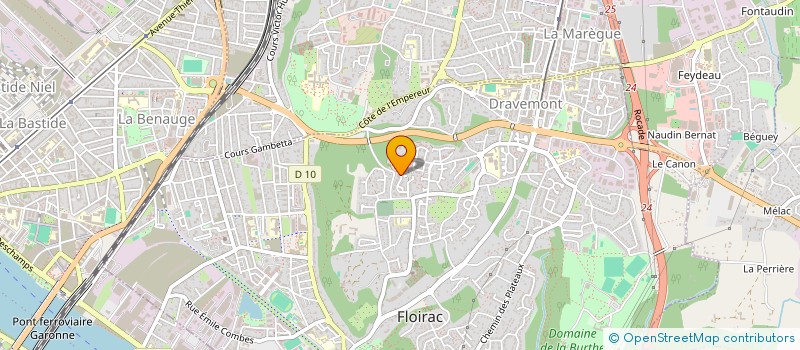 localisation de l'entreprise MONSIEUR ARNAUD MAURIN  AMBES