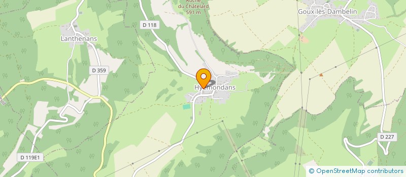 localisation de l'entreprise MONSIEUR ARNAUD MAUVAIS  HYEMONDANS