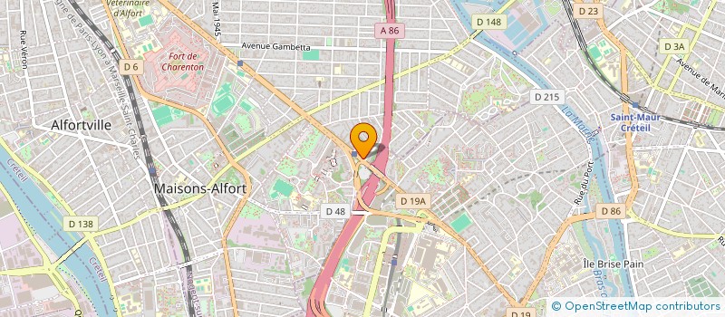 localisation de l'entreprise MONSIEUR ARNAUD MAXIME  MAISONS-ALFORT