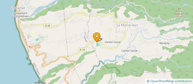 localisation de l'entreprise MONSIEUR ARNAUD MAZARIN  LE MORNE-VERT