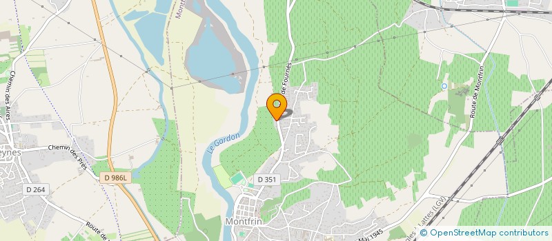 localisation de l'entreprise MONSIEUR ARNAUD MAZAS  MONTFRIN