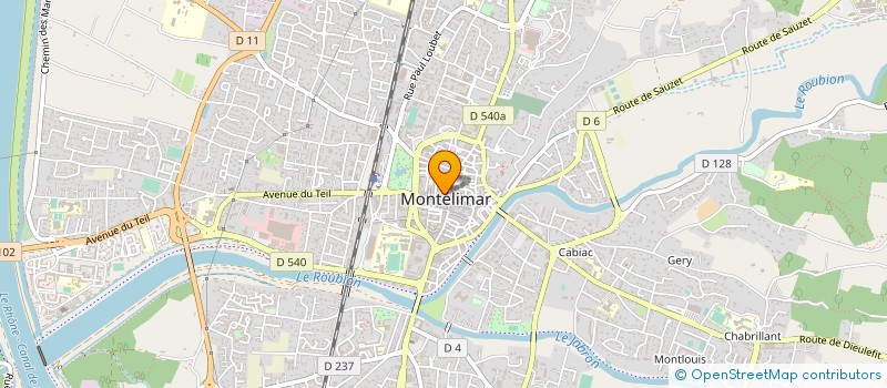 localisation de l'entreprise MONSIEUR ARNAUD MEHL à MONTELIMAR